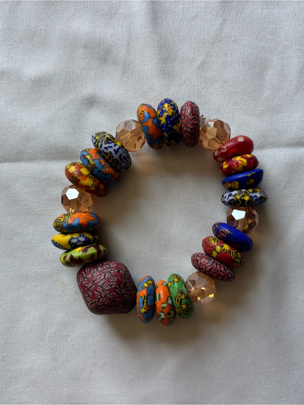 Handmade beaded bracelet